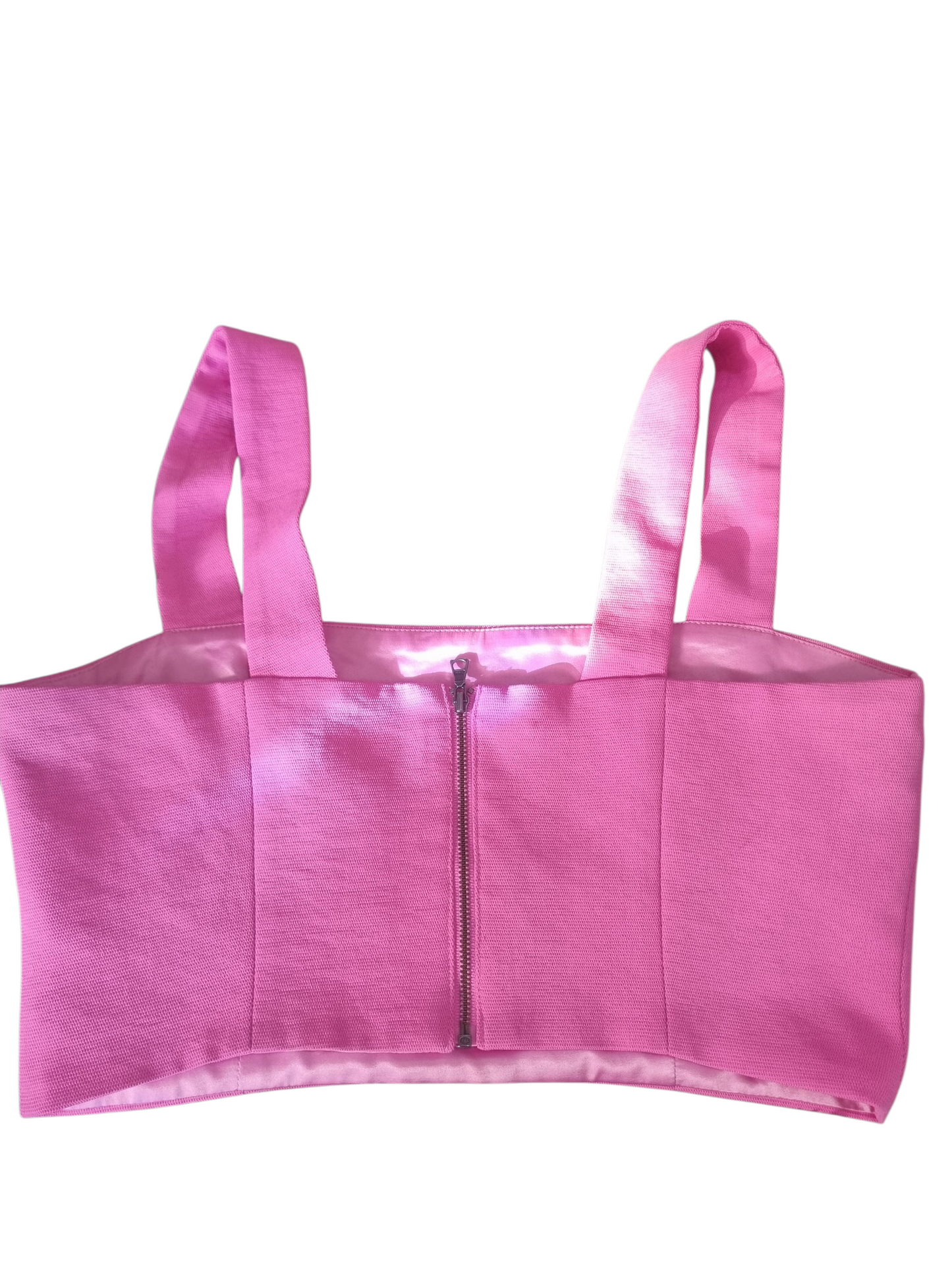 Bardot Hot Pink Crop sz 10