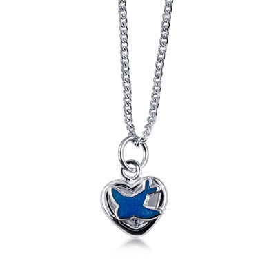 Sterling Silver Bluebird Pendant - Sheer Envy