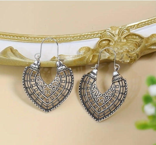 Stainless Steel Boho Abigail Fancy Hoops