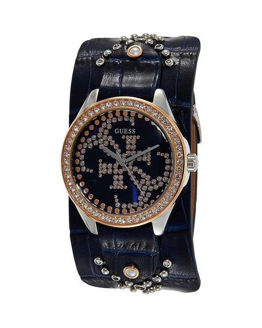 Guess Women's Blue Leather Watch - One Size