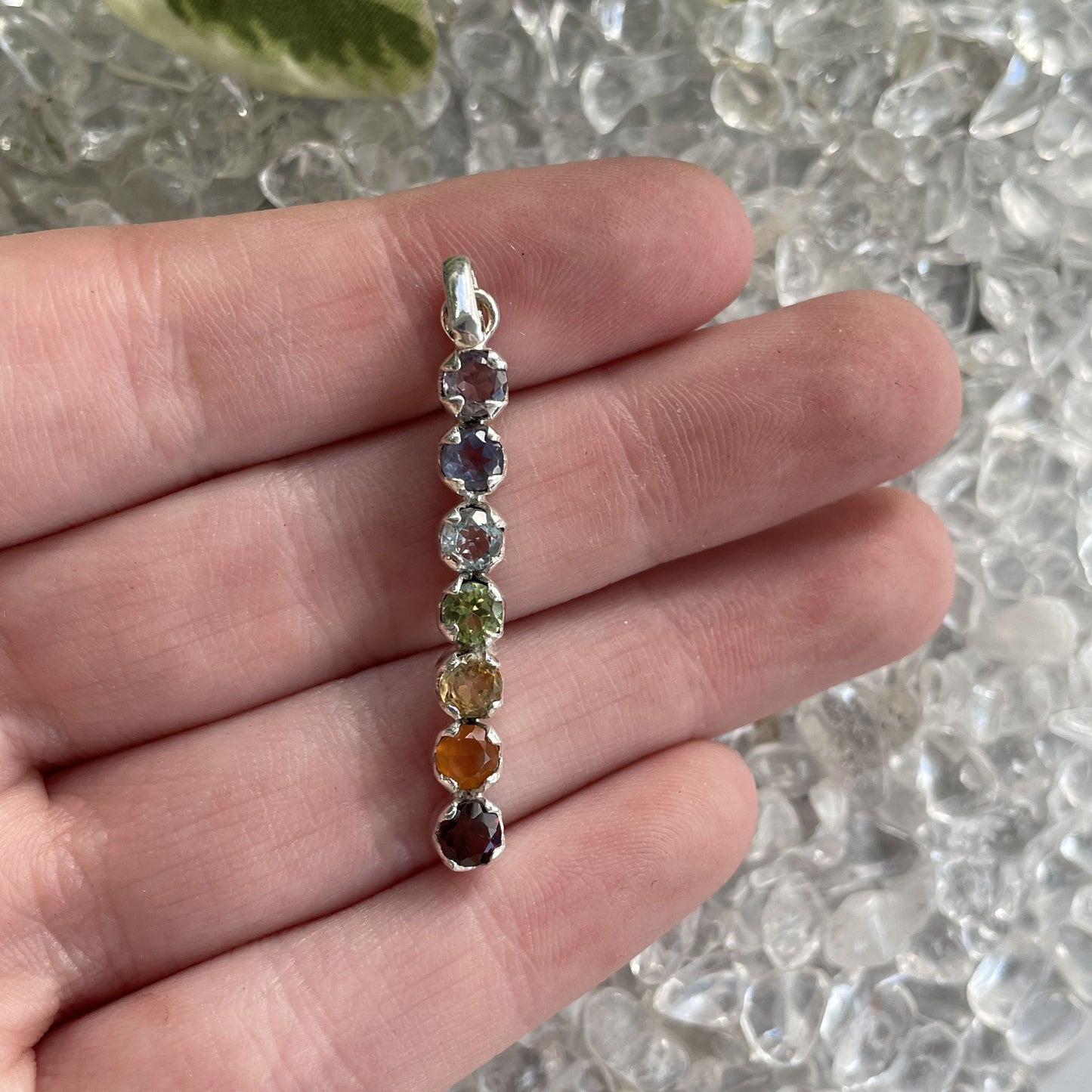 STERLING SILVER CHAKRA PENDANT