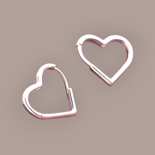 Stainless Steel Heart Fancy Earrings