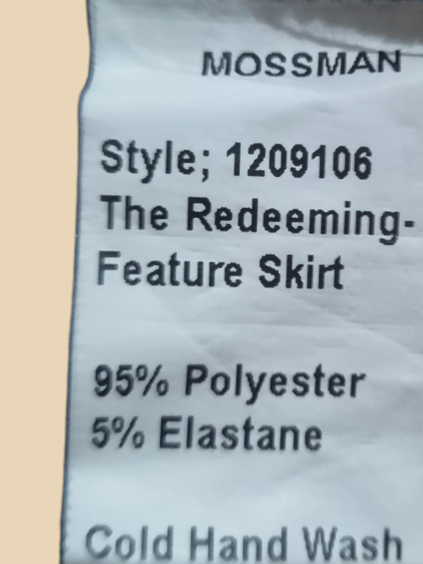 Vintage Mossman "The Redeeming Feature" Skirt era 2013  Sz 10 (fit 8 to 10)