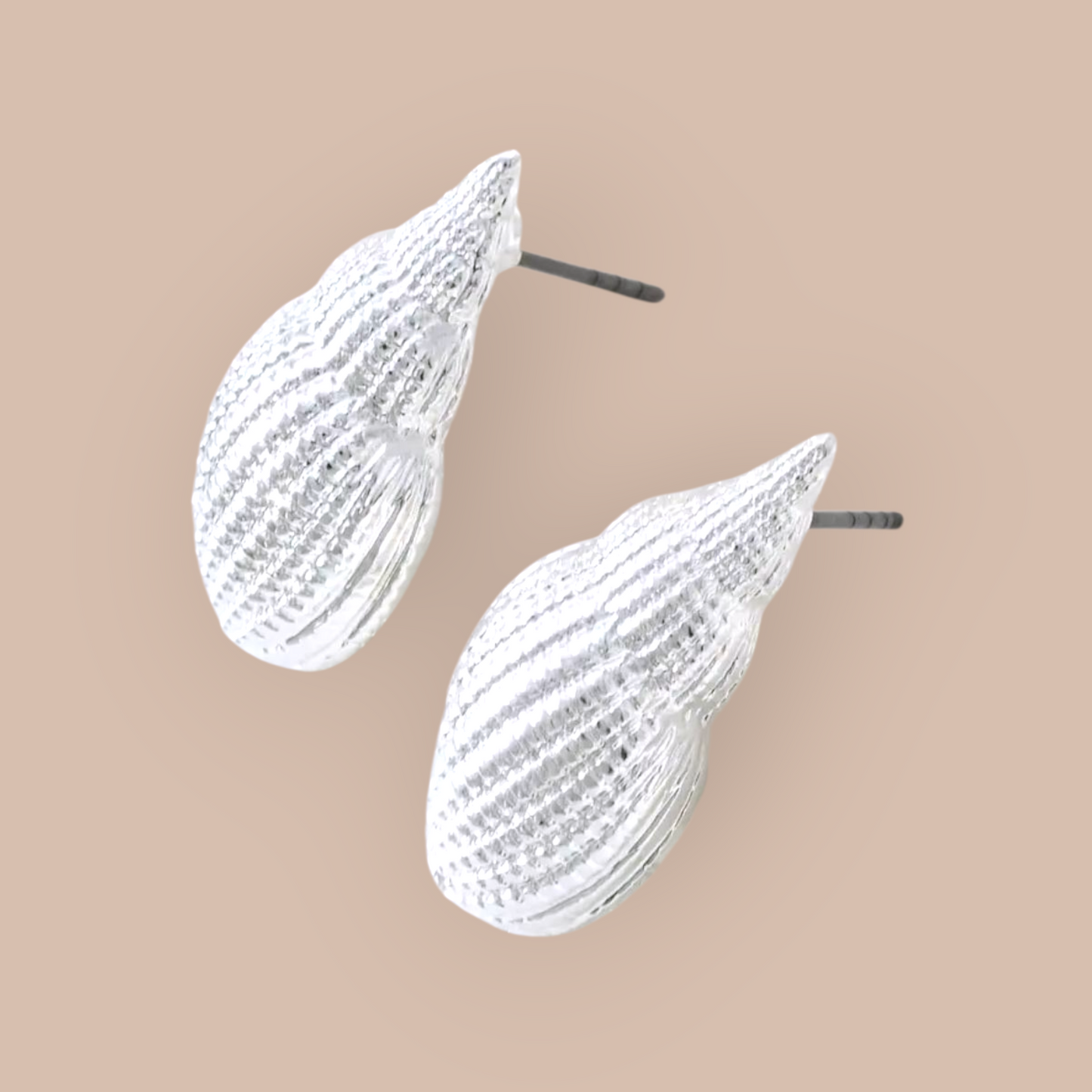 Conch Stainless Steel Earrings