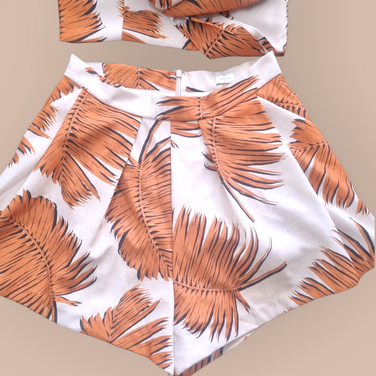Sheike Top and Shorts Set Sz 12