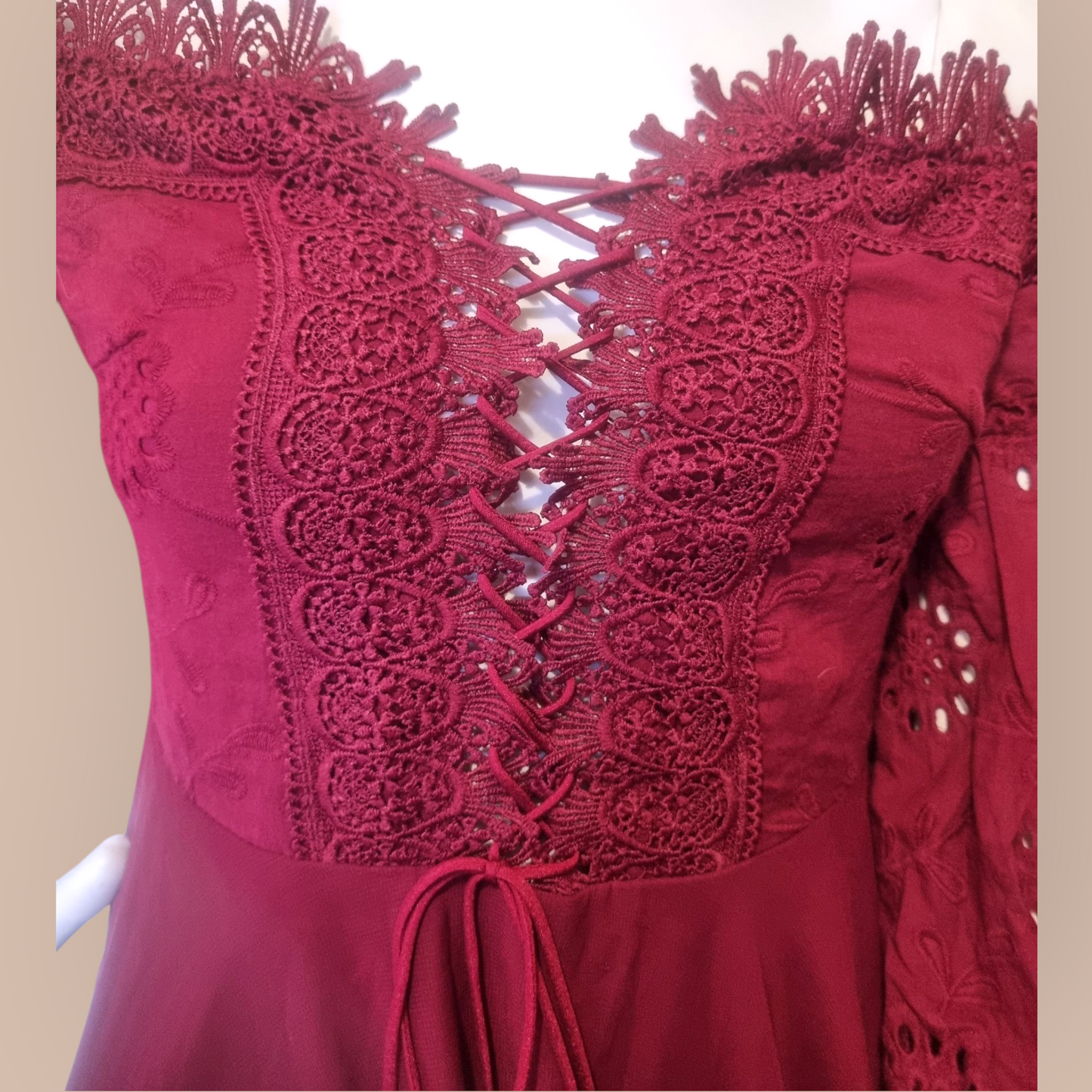 Rare Two Sisters Boho Broderie Dress
