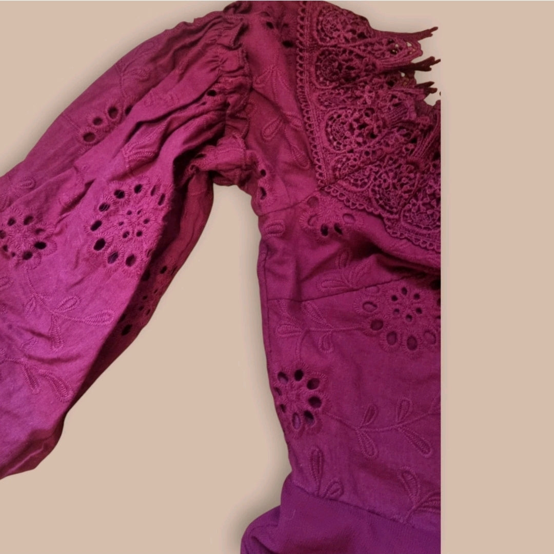 Rare Two Sisters Boho Broderie Dress