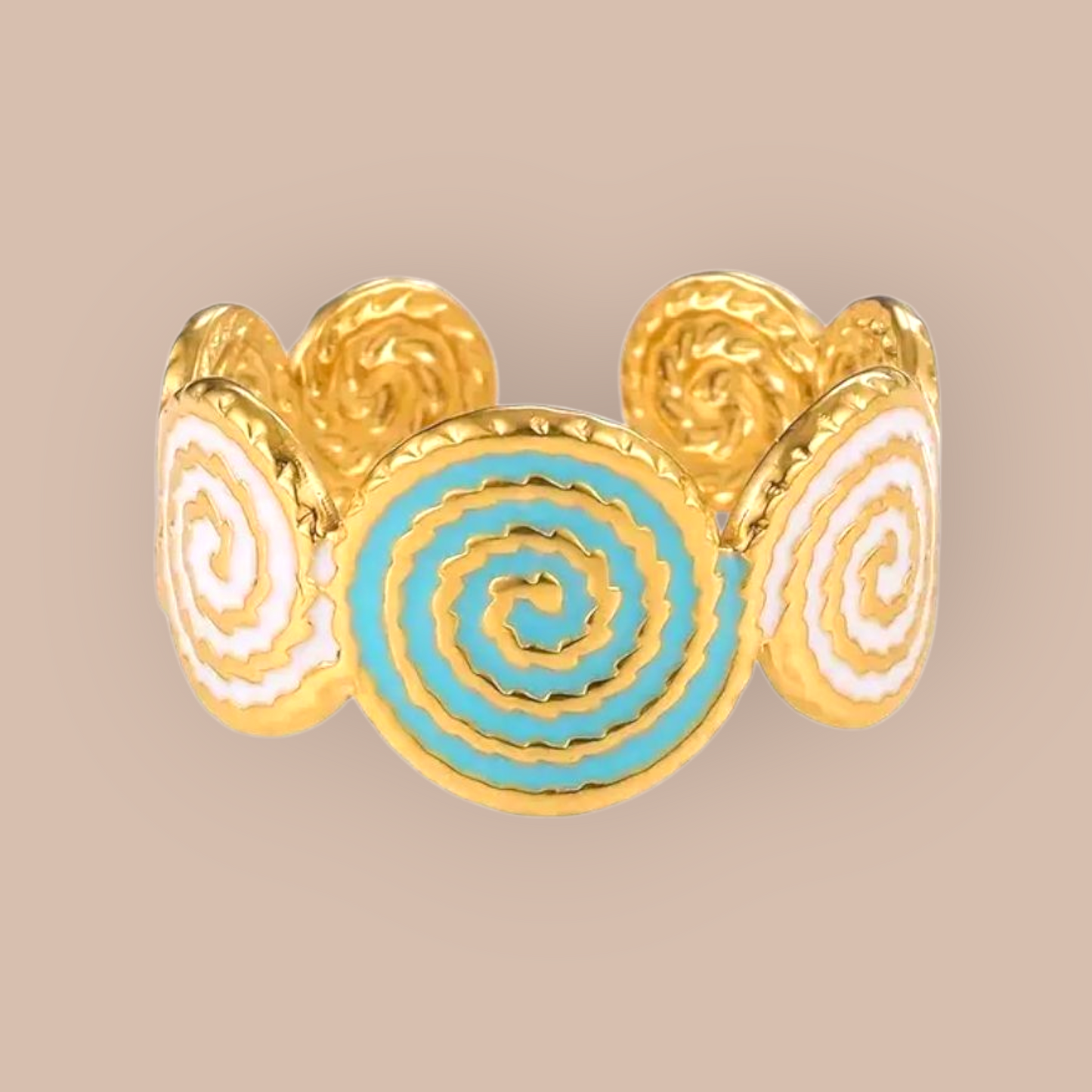 Aphrodite Stainless Steel Wrap Ring