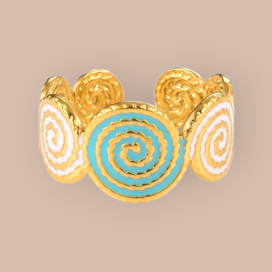 Aphrodite Stainless Steel Wrap Ring