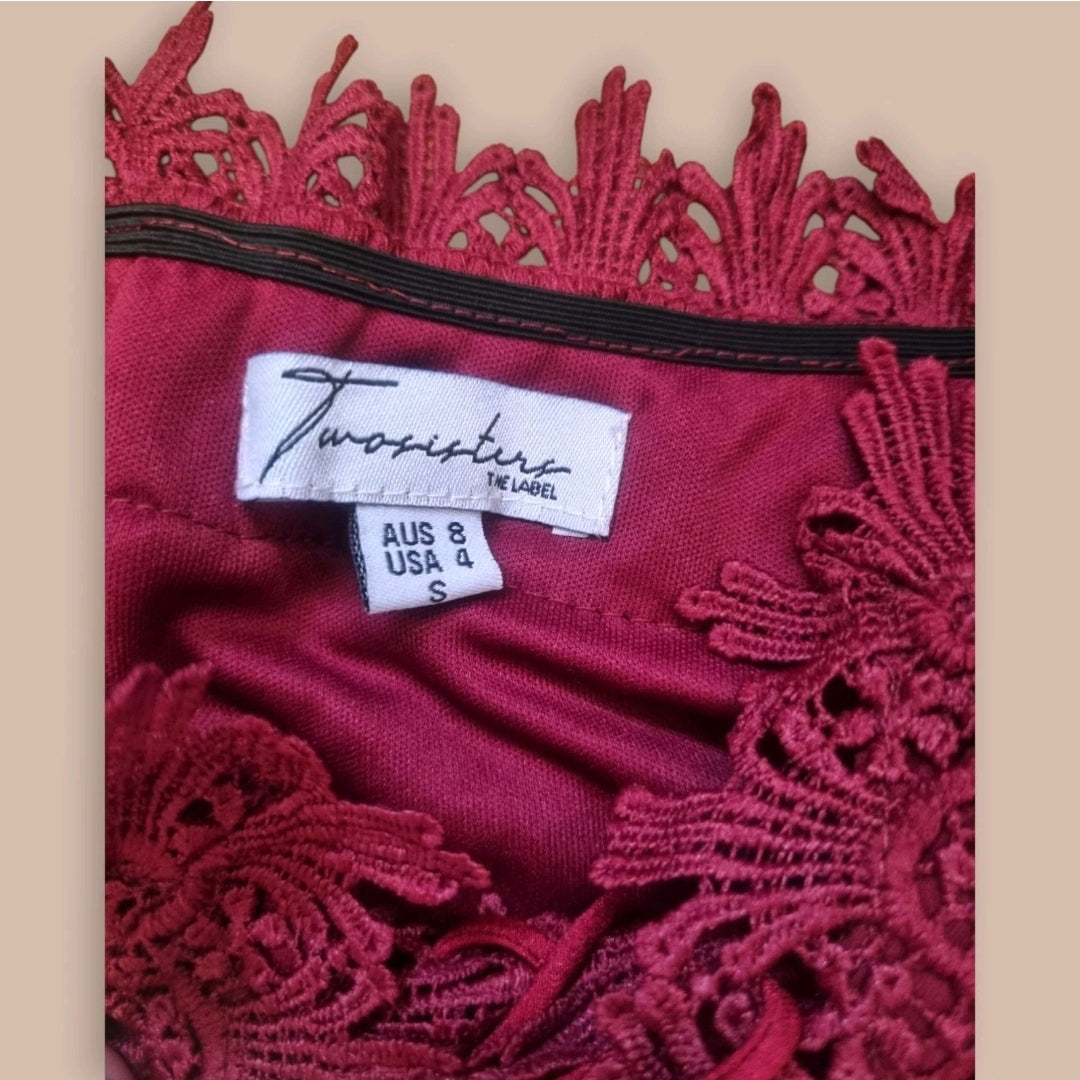 Rare Two Sisters Boho Broderie Dress