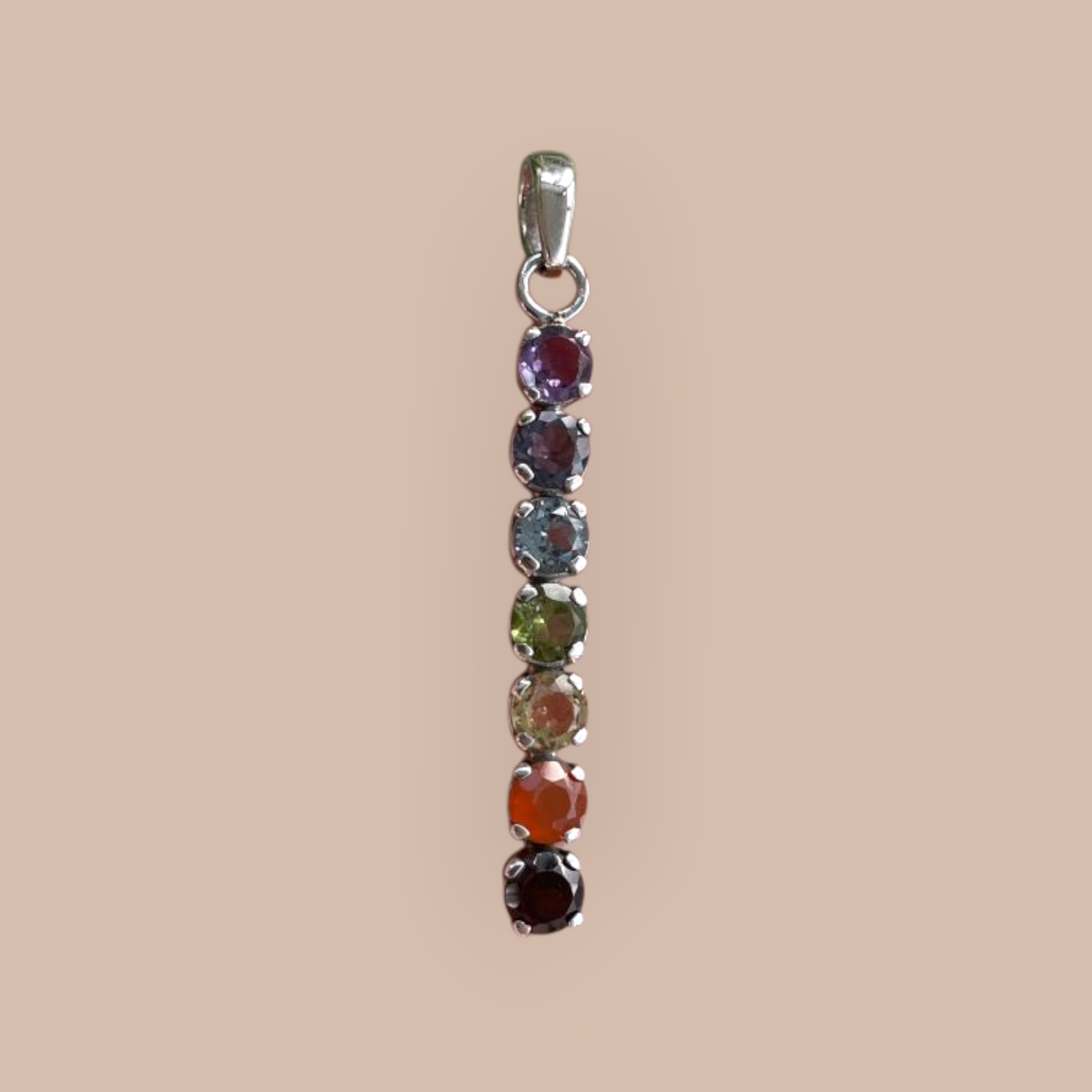 STERLING SILVER CHAKRA PENDANT