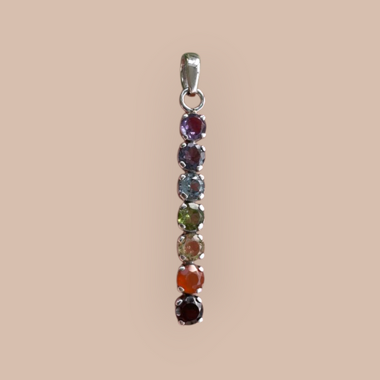 STERLING SILVER CHAKRA PENDANT