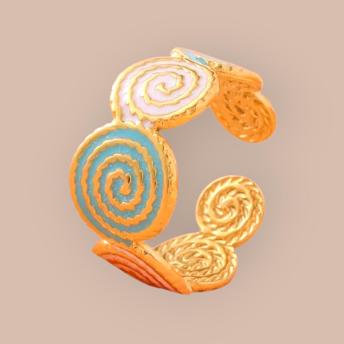 Aphrodite Stainless Steel Wrap Ring