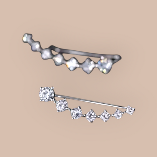 Celeste Sterling Silver Climber Earrings