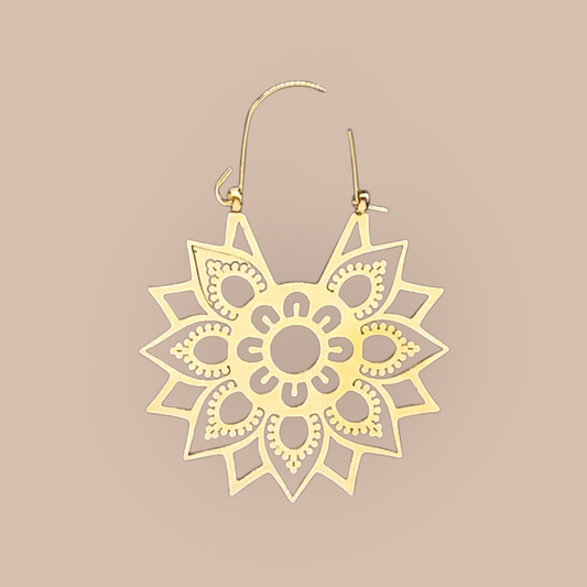 Boho Mandala Earrings
