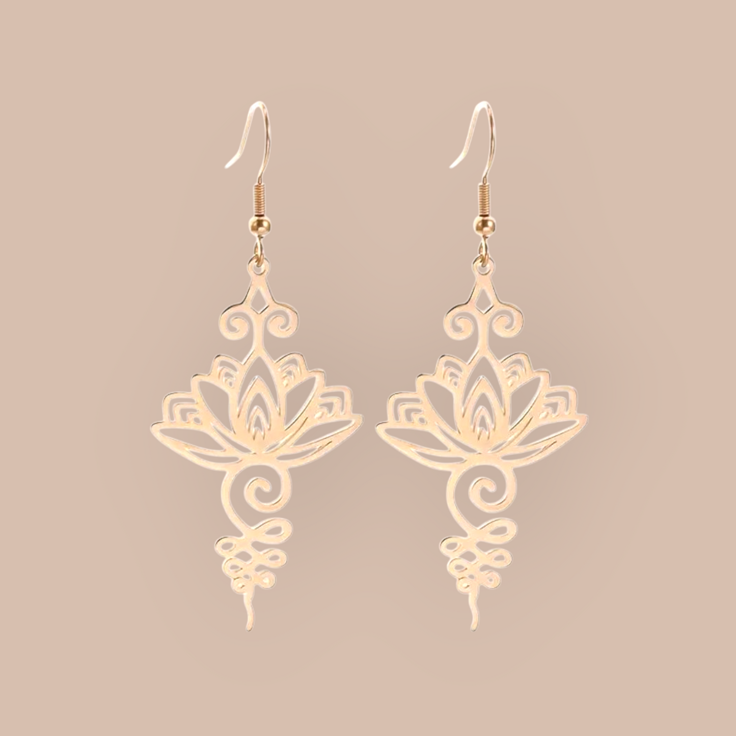 Lotus Necklace & Earrings Bundle