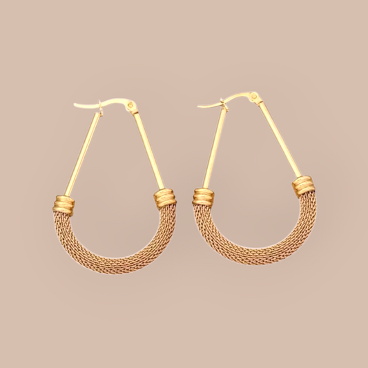 Textured Fancy Hoops