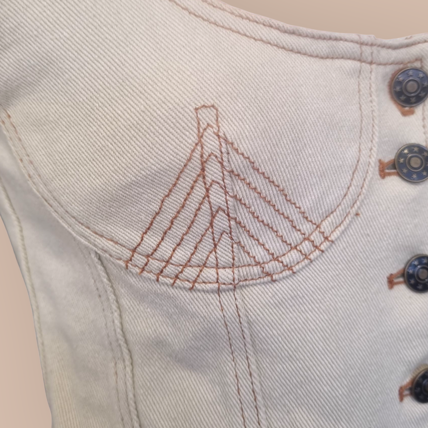 Lioness After Dark Corset- Ecru sz M