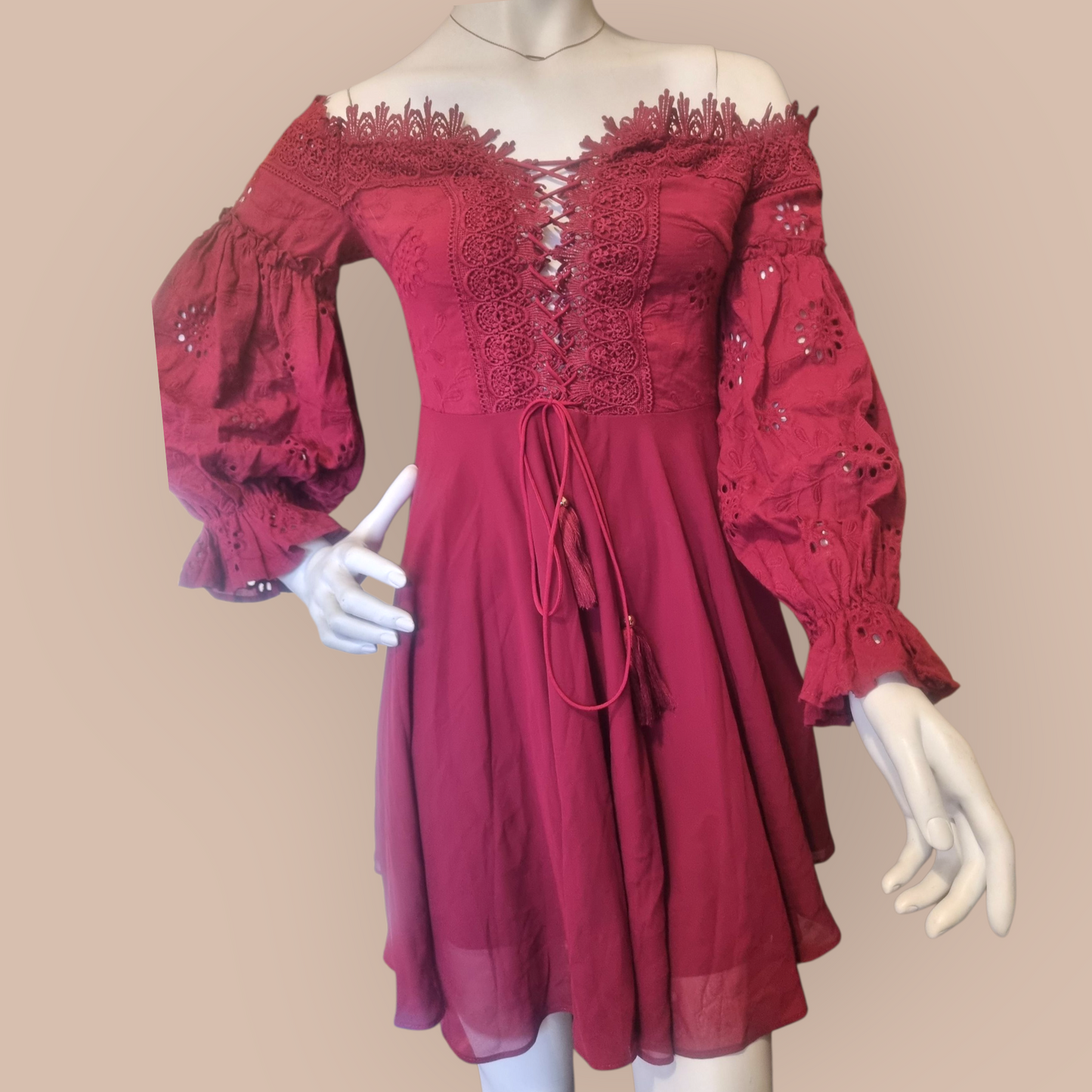 Rare Two Sisters Boho Broderie Dress