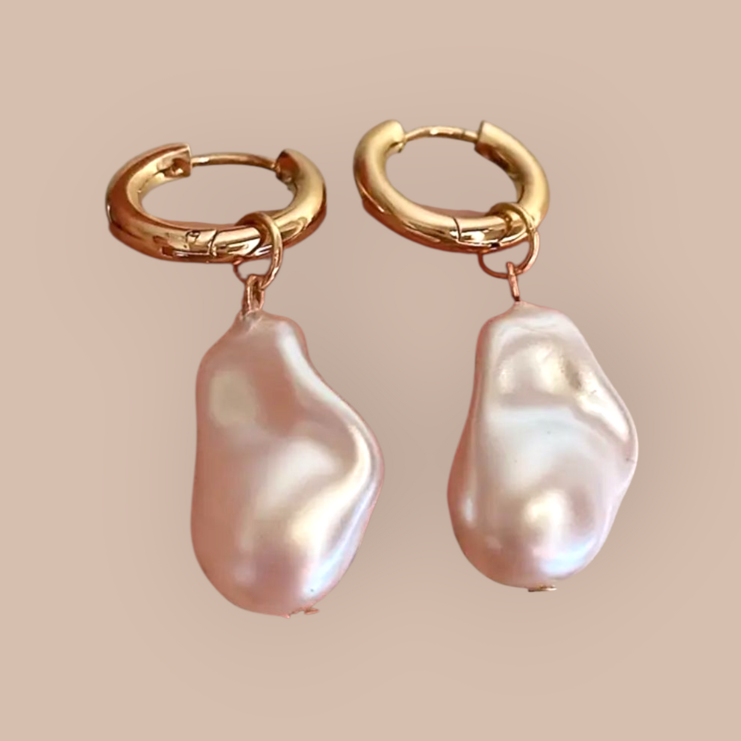Pearl Current Stainless Earrings