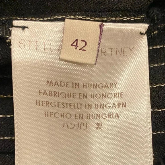 Designer Stella McCartney Pinstripe Skirt Sz 42 (fit 8 to 10)