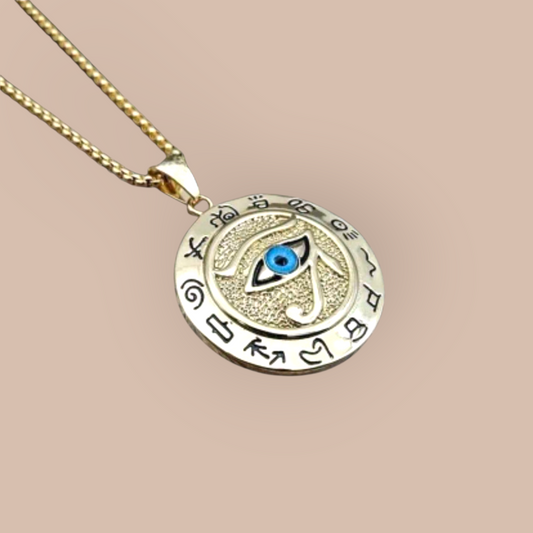 Eye of Horus Pendant and Chain