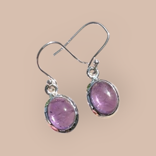 Amethyst 925 Sterling Silver Earrings