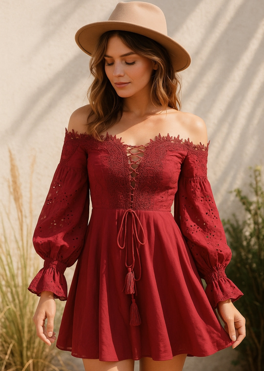Rare Two Sisters Boho Broderie Dress