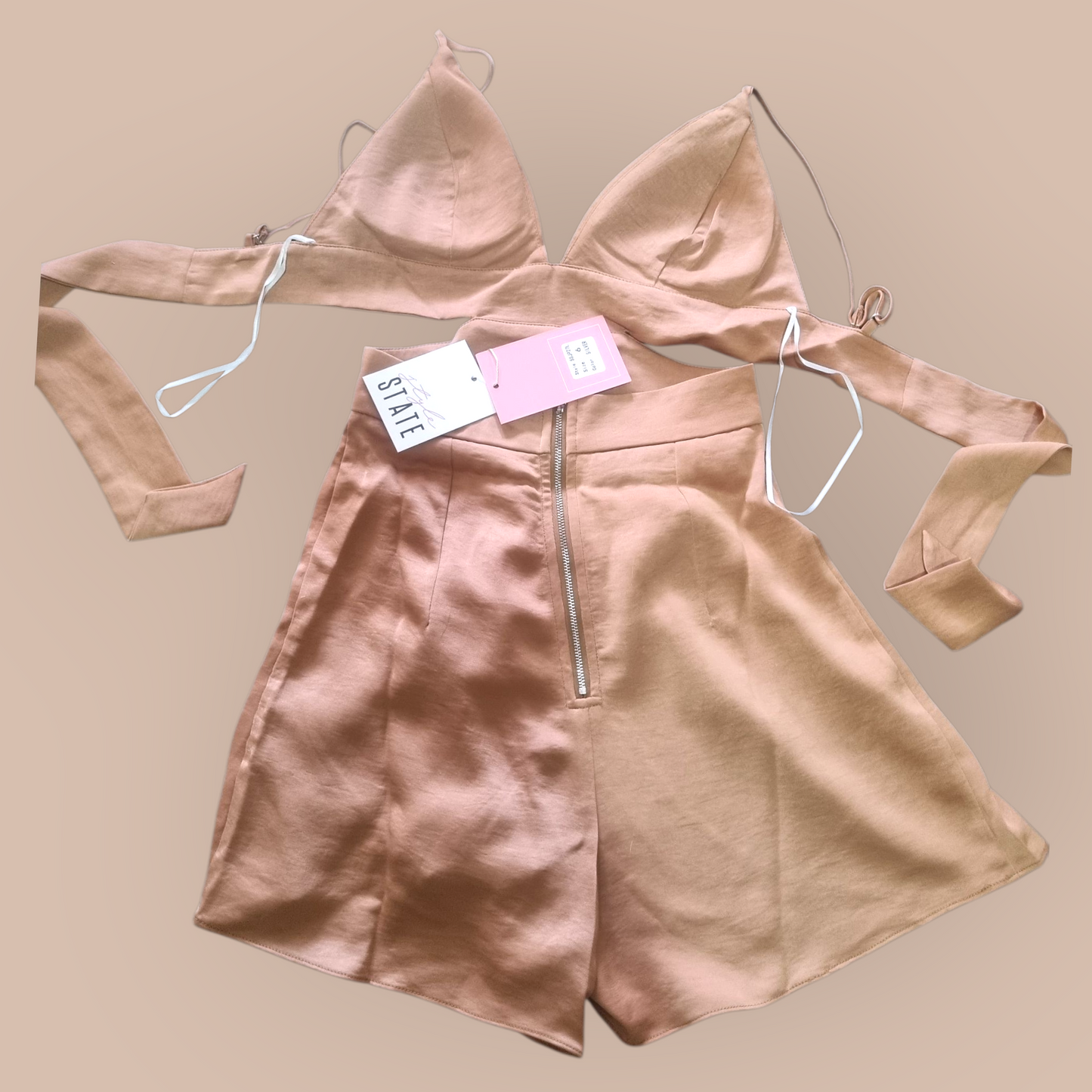 Tan Playsuit BNWT