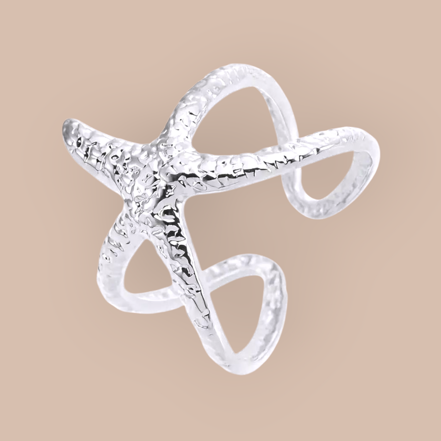 Starlight Stainless Steel Wrap Ring