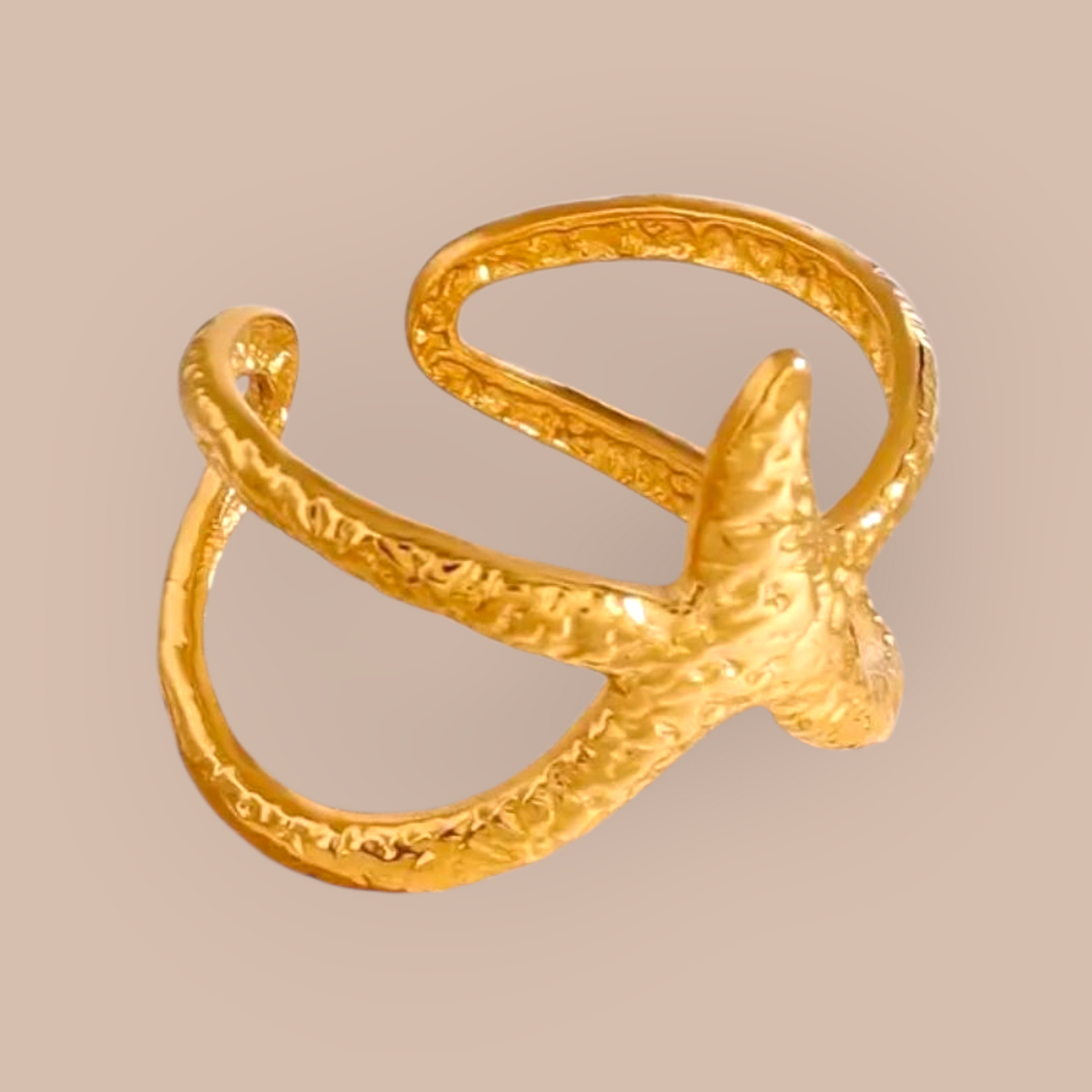Starlight Stainless Steel Wrap Ring